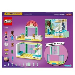 LEGO 41695 Friends La Clinique Vétérinaire, Jouet pour Enfants +4 ans avec Mini-Poupée Mia, Figurines Animaux, Idée Cadeau