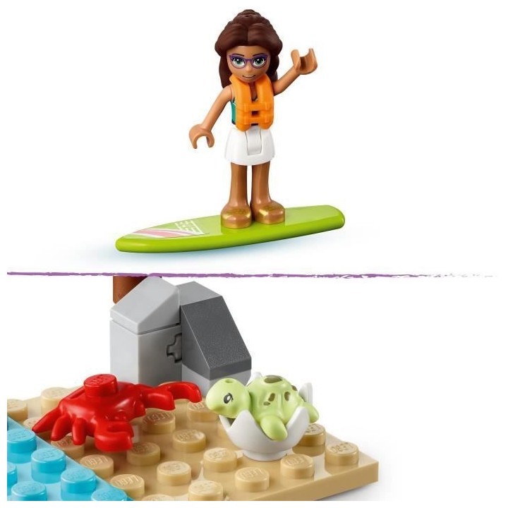 LEGO 41697 Friends Le Véhicule de Protection Des Tortues, Jouet Créa