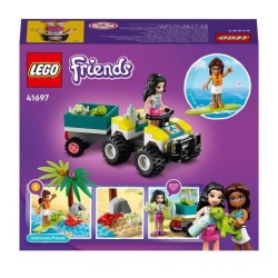 LEGO 41697 Friends Le Véhicule de Protection Des Tortues, Jouet Créatif pour Enfants des 6 ans, Figurines Animaux Marins