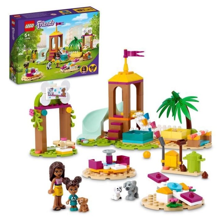 LEGO 41698 Friends L'Aire De Jeu Pour Chien Jouet Pour les Enfants de