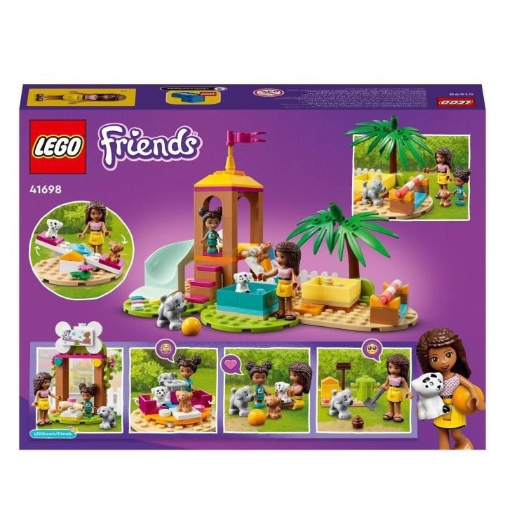 LEGO 41698 Friends L'Aire De Jeu Pour Chien Jouet Pour les Enfants de