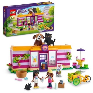 LEGO 41694 Friends Le Café D'Adoption Des Animaux, Jouet Avec les Min