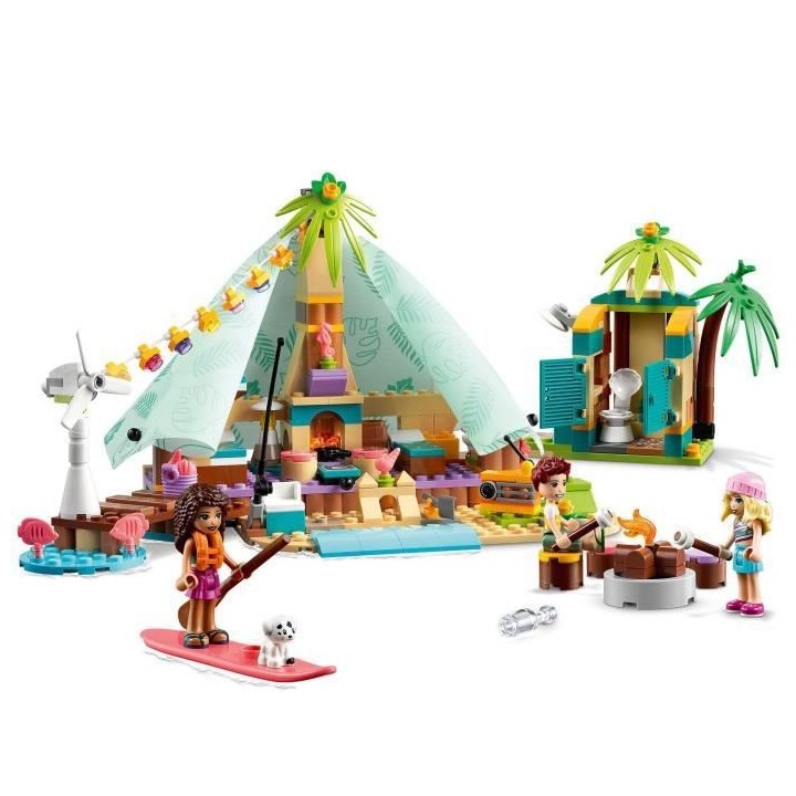 LEGO 41700 Friends Camping Glamour Set de Glamping, Jouet pour Filles