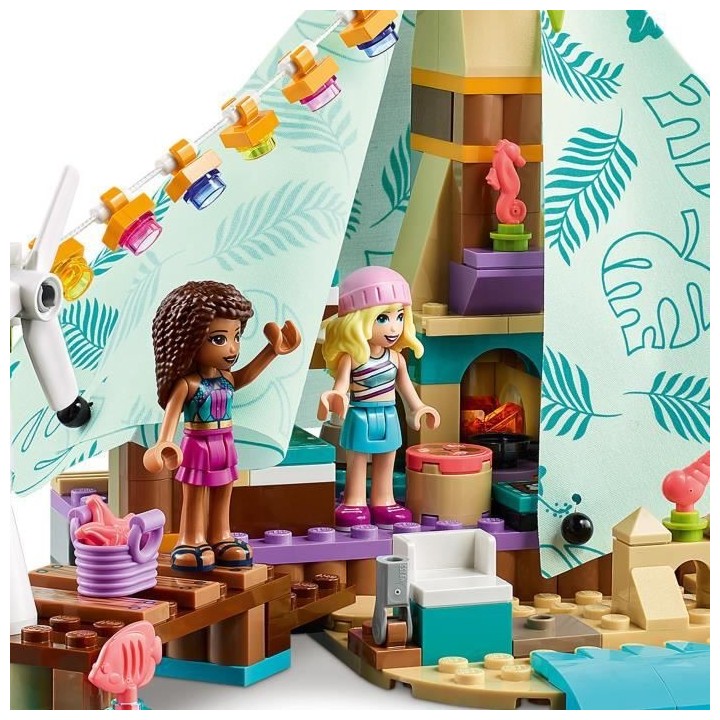 LEGO 41700 Friends Camping Glamour Set de Glamping, Jouet pour Filles