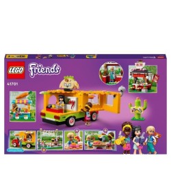 LEGO 41701 Friends Le Marché de Street Food, avec Jouet Camion Tacos et Bar a Jus, Idée de Cadeau Créatif pour Enfants +6 ans