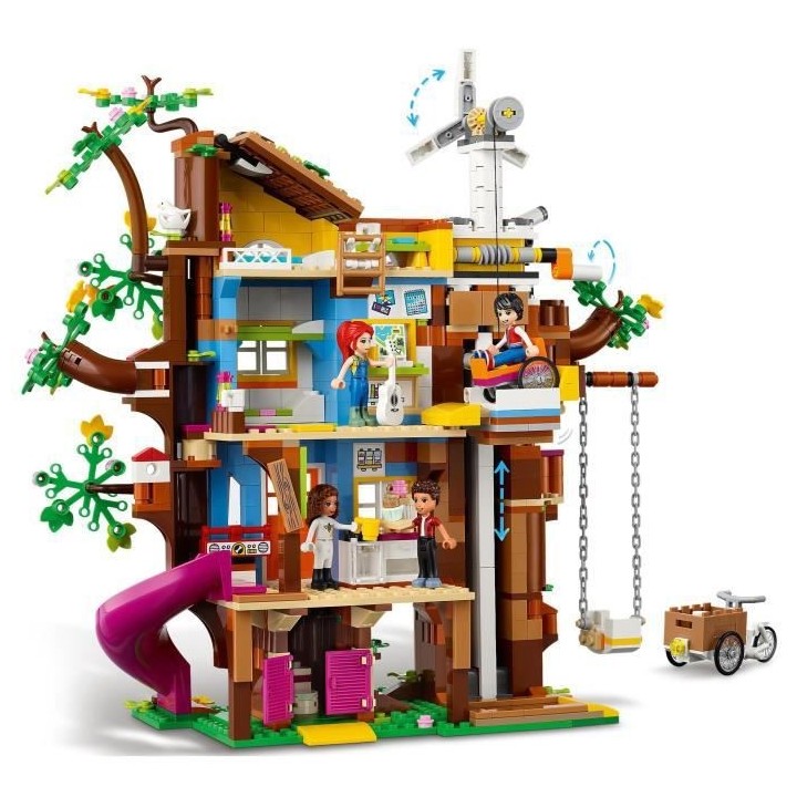LEGO Friends 41703 La Cabane de l'Amitié dans l'Arbre, Maison de Poup