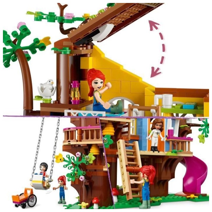 LEGO Friends 41703 La Cabane de l'Amitié dans l'Arbre, Maison de Poup