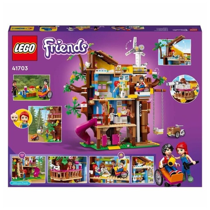 LEGO Friends 41703 La Cabane de l'Amitié dans l'Arbre, Maison de Poup