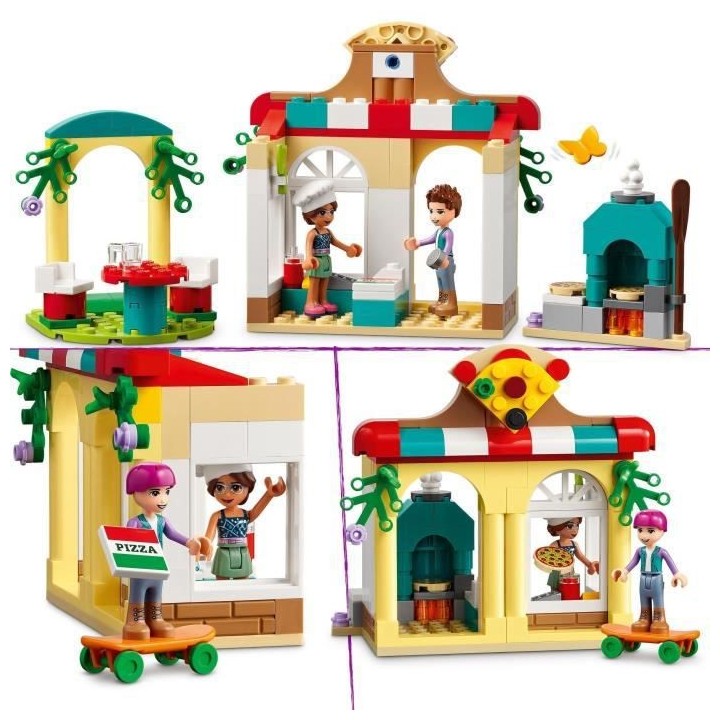 LEGO 41705 Friends La Pizzeria de Heartlake City, Jouet de Constructio