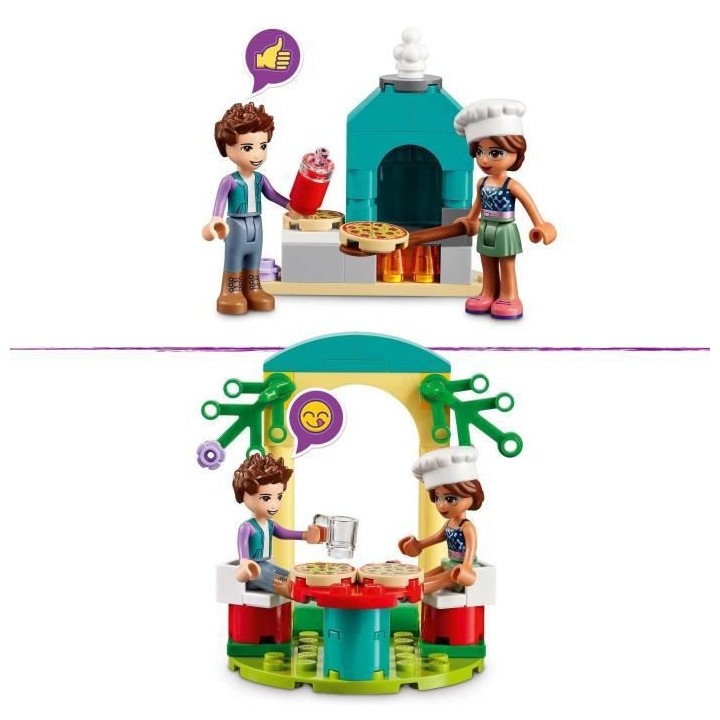 LEGO 41705 Friends La Pizzeria de Heartlake City, Jouet de Constructio