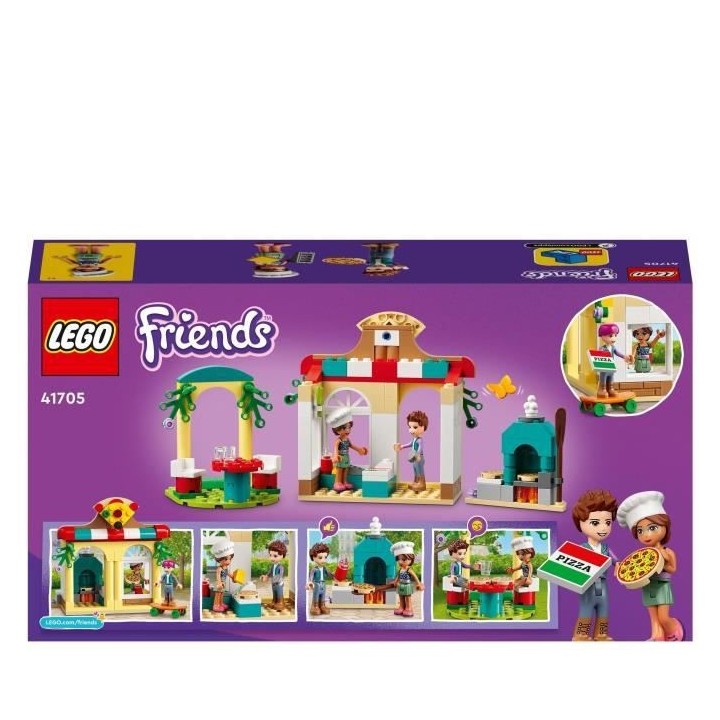 LEGO 41705 Friends La Pizzeria de Heartlake City, Jouet de Constructio