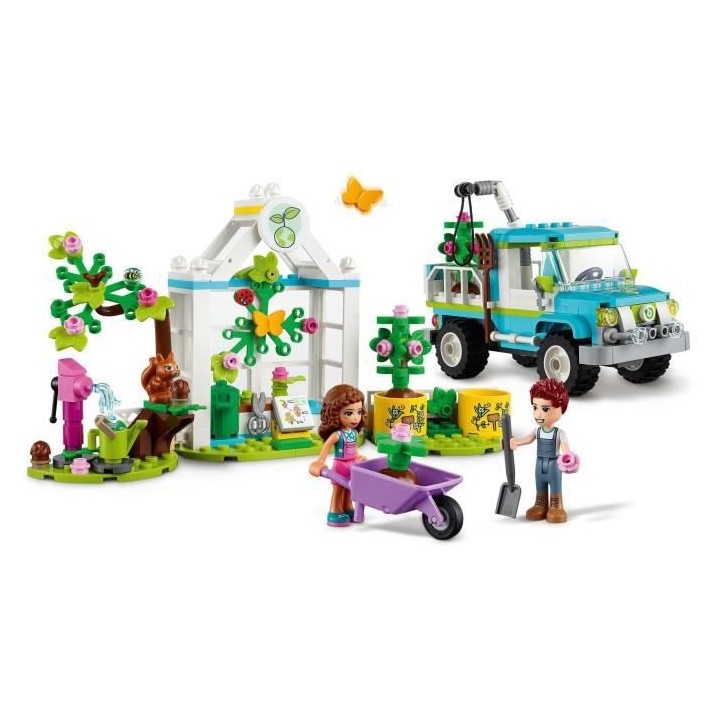 LEGO 41707 Friends Le Camion Planteur d'Arbres, Jouet de Construction