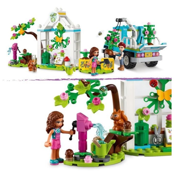 LEGO 41707 Friends Le Camion Planteur d'Arbres, Jouet de Construction
