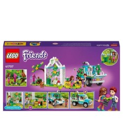 LEGO 41707 Friends Le Camion Planteur d'Arbres, Jouet de Construction Jardin et Voiture avec Figurines, Set Enfants +6 ans