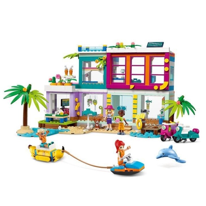 LEGO 41709 Friends La Maison De Vacances Sur La Plage Été 2022, Avec
