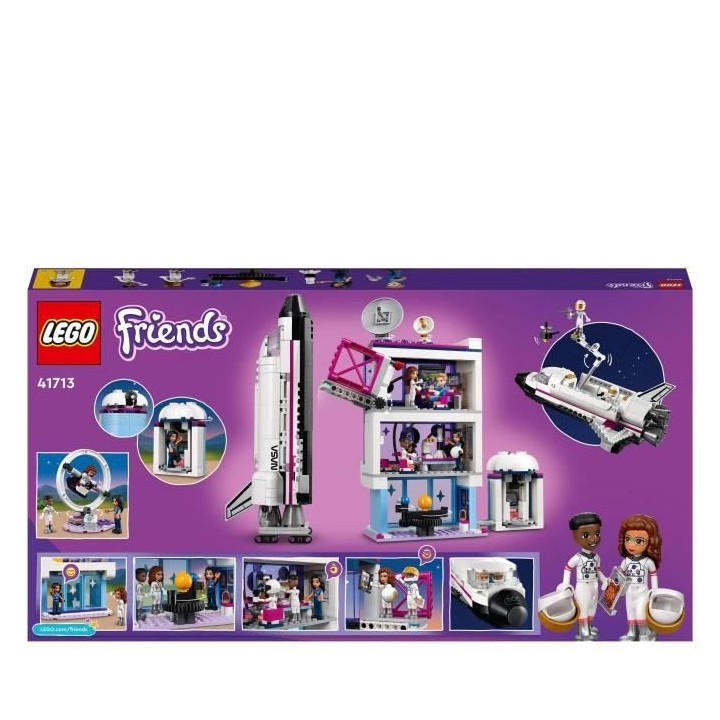 LEGO 41713 Friends L'Académie de l'Espace d'Olivia, Jouet Éducatif s