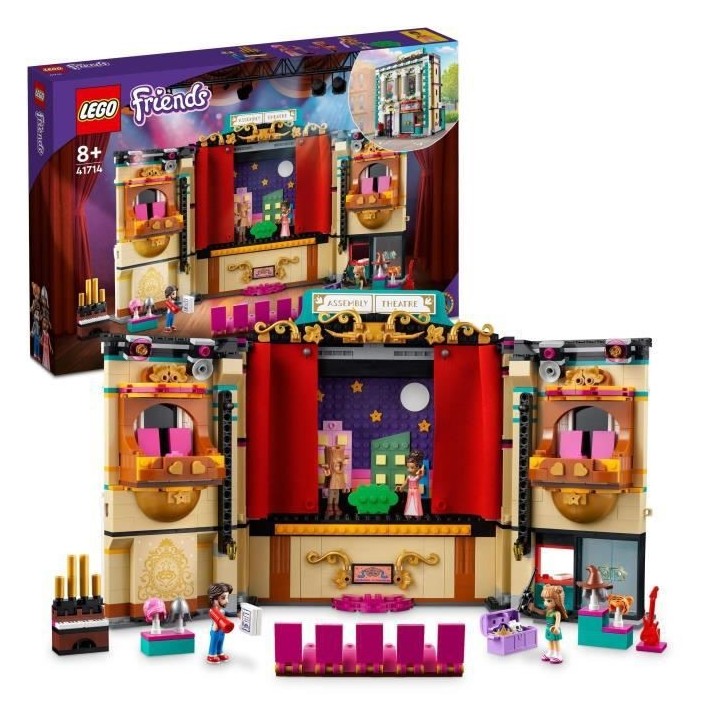 LEGO Friends 41714 L'École de Théâtre d'Andréa, Jeu Créatif, Fill