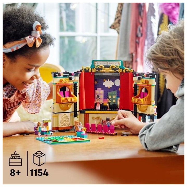 LEGO Friends 41714 L'École de Théâtre d'Andréa, Jeu Créatif, Fill