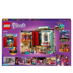 LEGO Friends 41714 L'École de Théâtre d'Andréa, Jeu Créatif, Filles et Garçons de 8 Ans