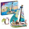 LEGO Friends 41716 L'Aventure en Mer de Stéphanie, Jouet de Bateau avec Mini-Poupées