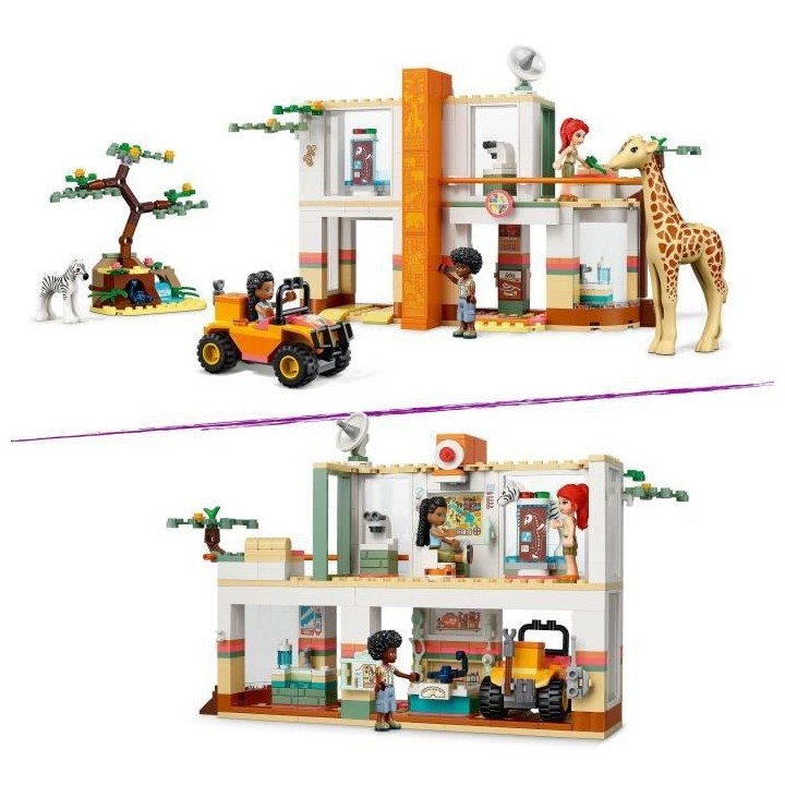 LEGO Friends 41717 Le Centre de Sauvetage de la Faune de Mia, avec Fig