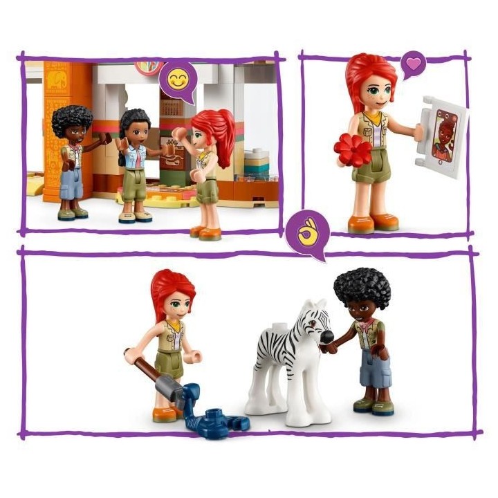 LEGO Friends 41717 Le Centre de Sauvetage de la Faune de Mia, avec Fig