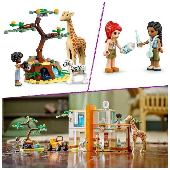 LEGO Friends 41717 Le Centre de Sauvetage de la Faune de Mia, avec Fig
