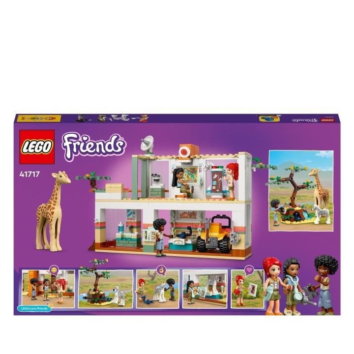 LEGO Friends 41717 Le Centre de Sauvetage de la Faune de Mia, avec Fig