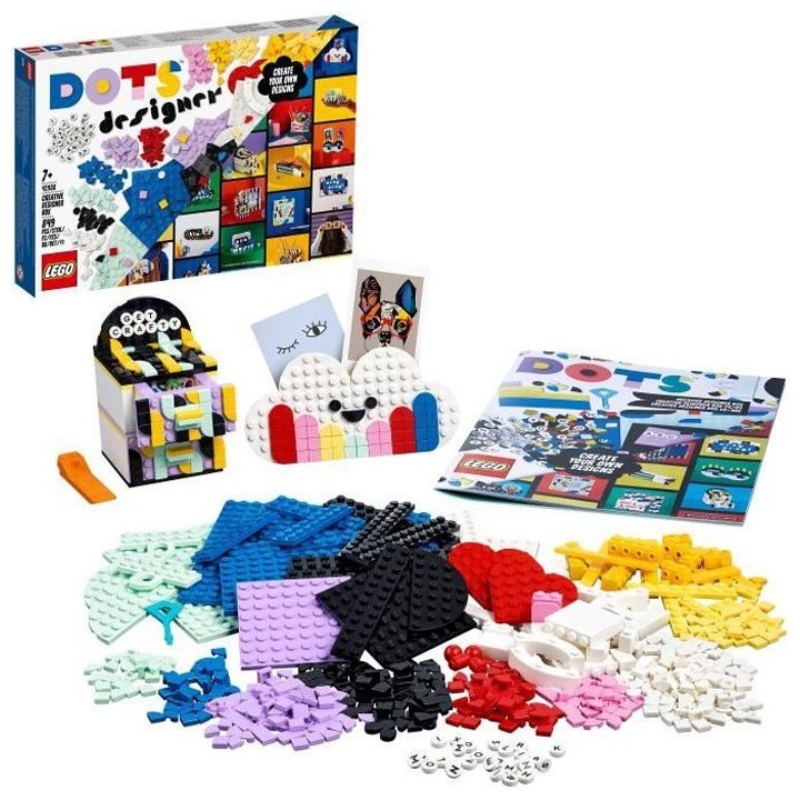LEGO 41938 DOTS Boîte de loisirs créatifs, Tuiles Décoratives, Port