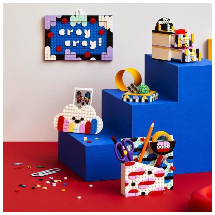 LEGO 41938 DOTS Boîte de loisirs créatifs, Tuiles Décoratives, Port