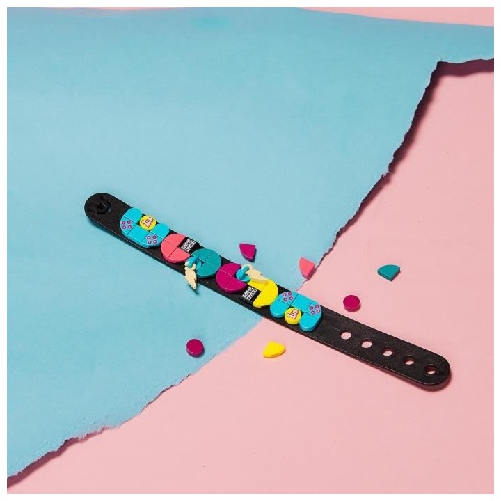 LEGO 41943 DOTS Bracelet Gamer avec Porte-Bonheur, Kit de Création de