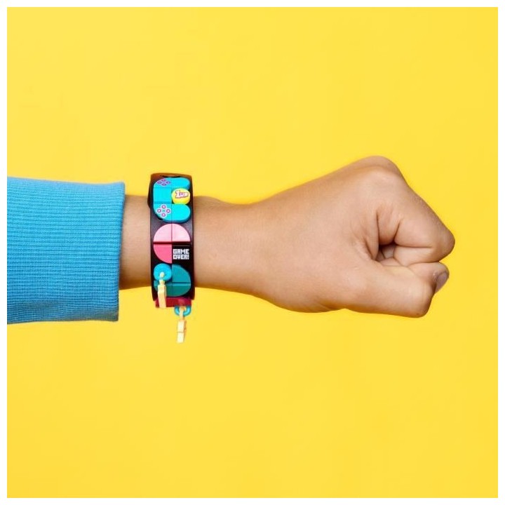 LEGO 41943 DOTS Bracelet Gamer avec Porte-Bonheur, Kit de Création de
