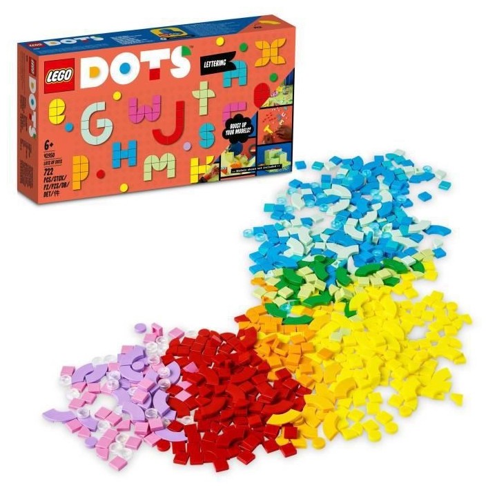 LEGO 41950 DOTS Lots d'Extra DOTS - Lettres, Pieces Pour Tableaux a Me