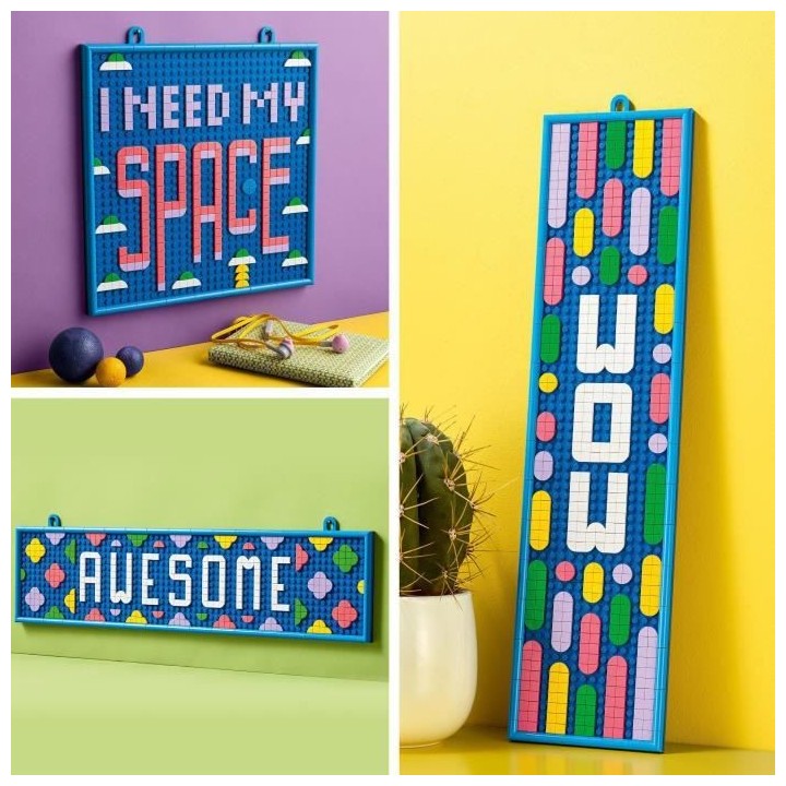 LEGO 41952 DOTS Le Grand Tableau a Message Personnalisable, Tableau d'