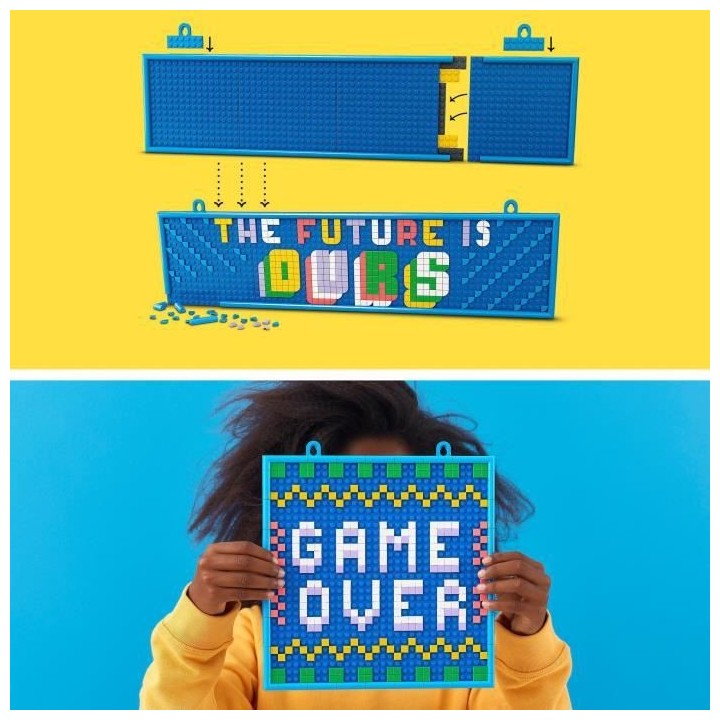 LEGO 41952 DOTS Le Grand Tableau a Message Personnalisable, Tableau d'