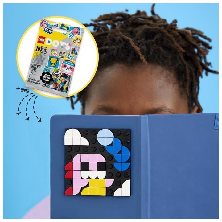 LEGO 41954 DOTS Décoration Adhésive, Activité Manuelle de Loisir Cr
