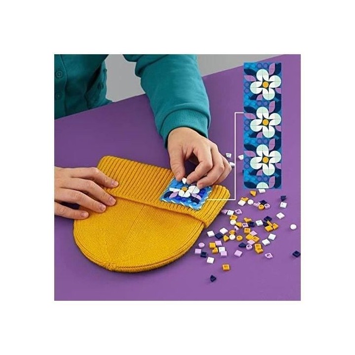 LEGO 41955 DOTS Plaque a Coudre, Loisir Manuelle DIY, Badge Personnali