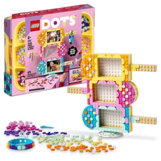 LEGO 41956 DOTS Cadres Photo et Bracelet Creme Glacée, Activité Manu