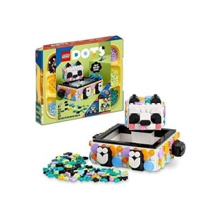 LEGO 41959 DOTS Le Vide-poche Panda, Jouet avec Boîte de Rangement et