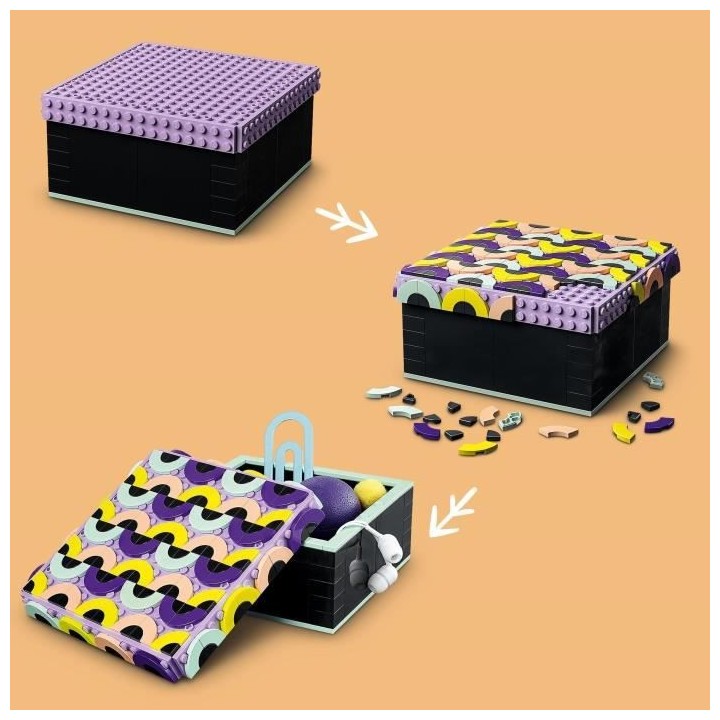 LEGO 41960 DOTS La Grande Boîte, Activité Manuelle pour Créer un Es