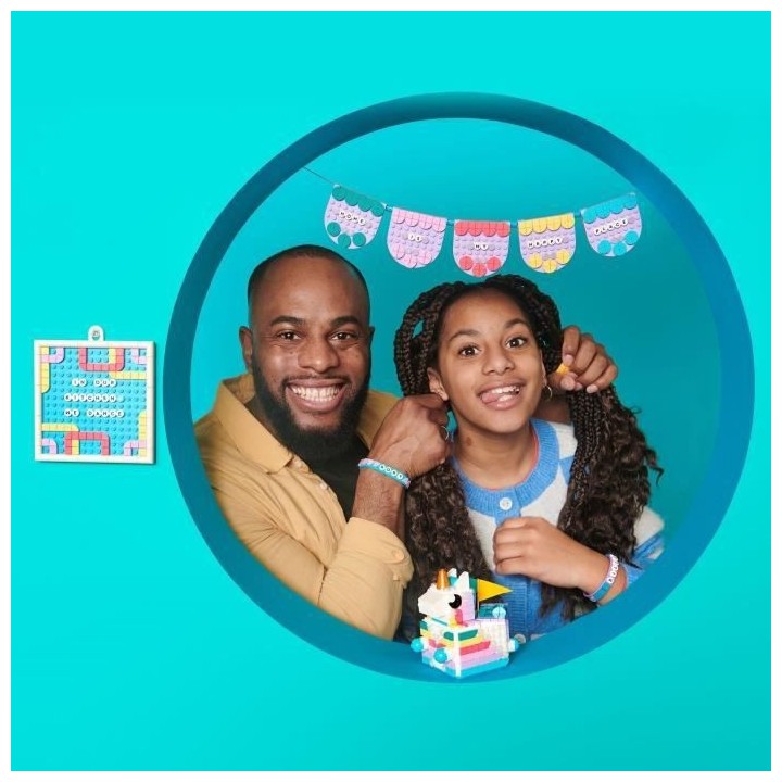 LEGO 41962 DOTS Le Kit Créatif Familial Licorne, Activité Manuelle 5