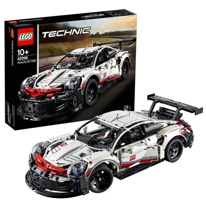 LEGO - Voiture de Course Technic Porsche 911 RSR Détaillée a Constru