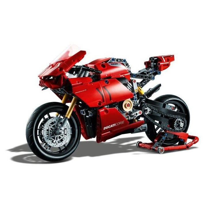 LEGO Technic 42107 Ducati Panigale V4 R, Maquette Moto GP, Constructio