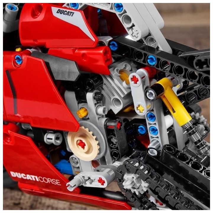 LEGO Technic 42107 Ducati Panigale V4 R, Maquette Moto GP, Constructio
