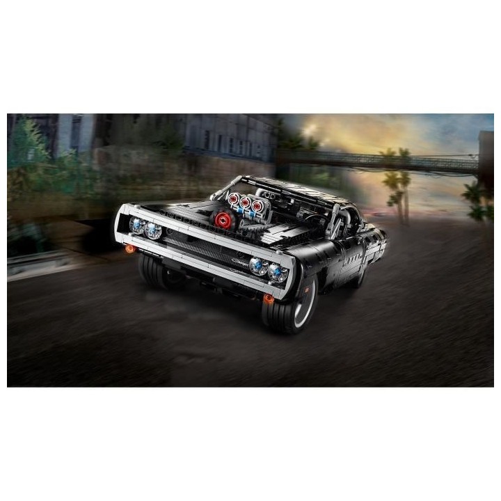 LEGO Technic 42111 La Dodge Charger de Dom, Maquette Voiture de Course