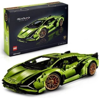 LEGO Technic 42115 Lamborghini Sián FKP 37, Maquette Voiture, 1:8, a
