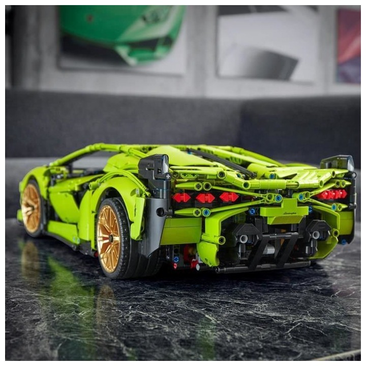 LEGO Technic 42115 Lamborghini Sián FKP 37, Maquette Voiture, 1:8, a