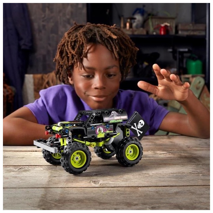 LEGO Technic 42118 Monster Jam Grave Digger, Jouet Truck, Buggy, Casca