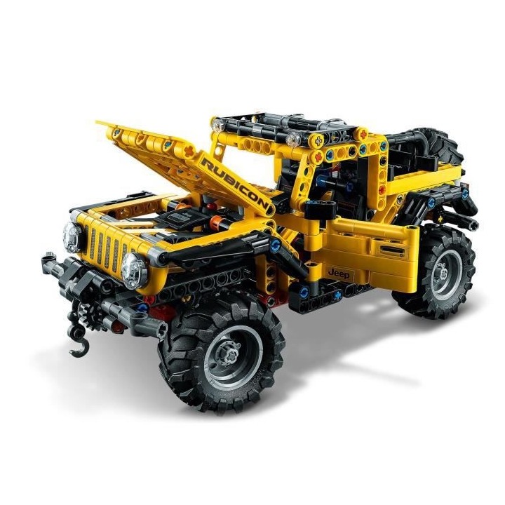 LEGO Technic 42122 Jeep Wrangler Rubicon Modele de collection de 4x4,