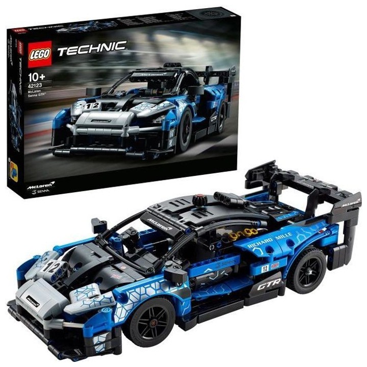 LEGO Technic 42123 McLaren Senna GTR, Maquette de Voiture a Construire